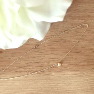 Dogeared Small Pearl Love Necklace